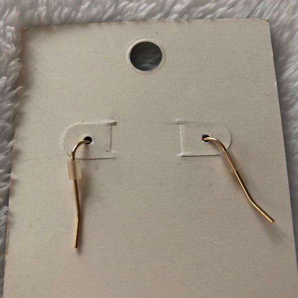 J. Crew Moon and Star Earrings Gold - Picture 2 of 2